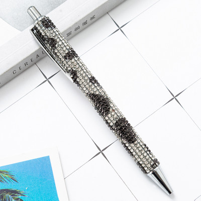 1 gabals Lytwtw lodīšu pildspalva Luksusa Rhinestone Cute Kāzu Rozā zelta Metāla Kancelejas preces Skolas Biroja piederumi Augstas kvalitātes pildspalvas
