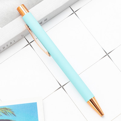 1 komad Lytwtw's Spray Glue Pen Cute Wedding Rose Gold Metalni pribor Školski uredski pribor Vrti se