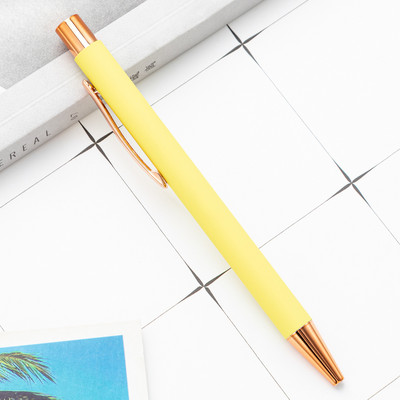 1 komad Lytwtw's Spray Glue Pen Cute Wedding Rose Gold Metalni pribor Školski uredski pribor Vrti se