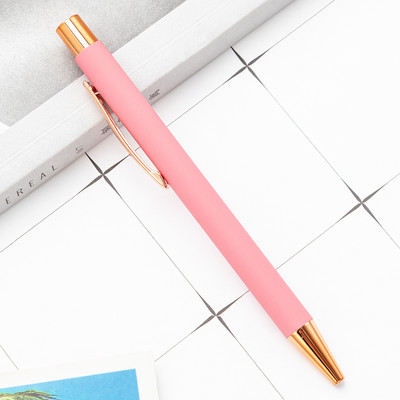 1 komad Lytwtw's Spray Glue Pen Cute Wedding Rose Gold Metalni pribor Školski uredski pribor Vrti se