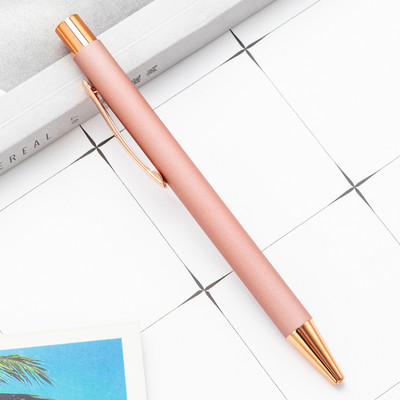1 komad Lytwtw's Spray Glue Pen Cute Wedding Rose Gold Metalni pribor Školski uredski pribor Vrti se