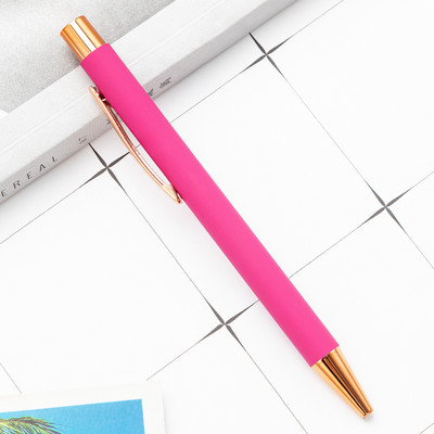 1 komad Lytwtw's Spray Glue Pen Cute Wedding Rose Gold Metalni pribor Školski uredski pribor Vrti se