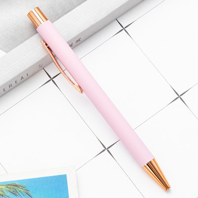 1 komad Lytwtw's Spray Glue Pen Cute Wedding Rose Gold Metalni pribor Školski uredski pribor Vrti se
