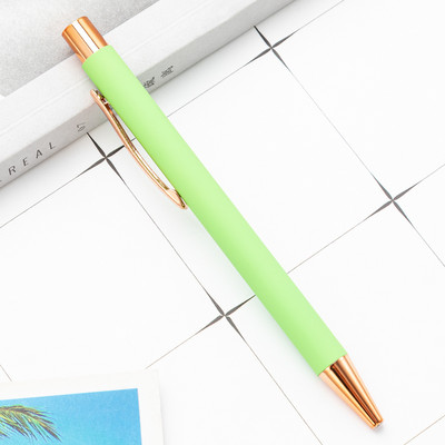 1 komad Lytwtw's Spray Glue Pen Cute Wedding Rose Gold Metalni pribor Školski uredski pribor Vrti se