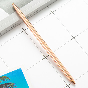1 τεμάχιο Lytwtw\'s Stationery Σχολικά προμήθειες Roller στυλό πολυτελείας χαριτωμένο γάμου ροζ χρυσό μεταλλικό στυλό γραφείου υψηλής ποιότητας
