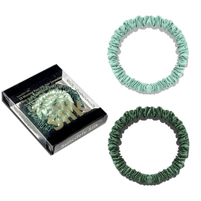 1 кутия Щипки за коса от 100% чиста черничева коприна Копринени вратовръзки за коса Ленти за коса Тесни лостчета за коса Държачи за опашка Аксесоари за грижа за косата