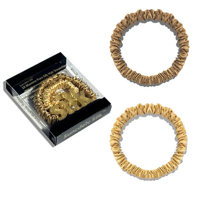 1 кутия Щипки за коса от 100% чиста черничева коприна Копринени вратовръзки за коса Ленти за коса Тесни лостчета за коса Държачи за опашка Аксесоари за грижа за косата