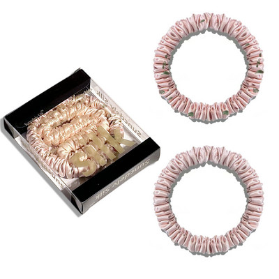 1 кутия Щипки за коса от 100% чиста черничева коприна Копринени вратовръзки за коса Ленти за коса Тесни лостчета за коса Държачи за опашка Аксесоари за грижа за косата