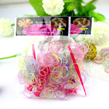 600 Elastic Glow Rabber Loom Bands DIY Handmake Rubber Band Βραχιόλια Δώρα για παιδιά Γυναικεία κοσμήματα καρπού προμήθειες κατασκευής Νέα