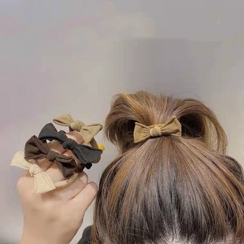 20 ΤΕΜ από καθαρό βαμβακερό φιόγκο Πολύχρωμες ελαστικές ταινίες αέρα για γυναίκες Λαστιχένια ζώνη Γυναικεία αξεσουάρ μαλλιών Δραβάτες μαλλιών