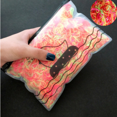 1000/100/20 комплекта висококачествени цветни найлонови момичета, малки еластични ленти за коса, гумена лента, детски аксесоари за коса, шапка, връзки за коса