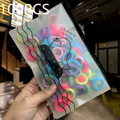 1000/100/20 комплекта висококачествени цветни найлонови момичета, малки еластични ленти за коса, гумена лента, детски аксесоари за коса, шапка, връзки за коса