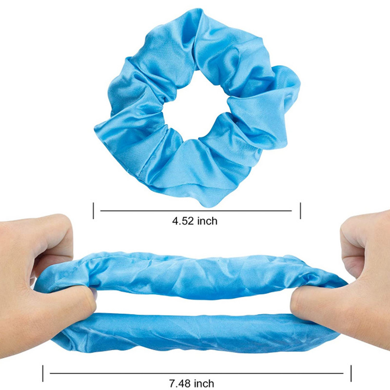 LED светещи пръсти за коса с дебело черво Модни нощни клубове Дамски щипки за коса Еластични ленти за коса Момиче Опашка за глава