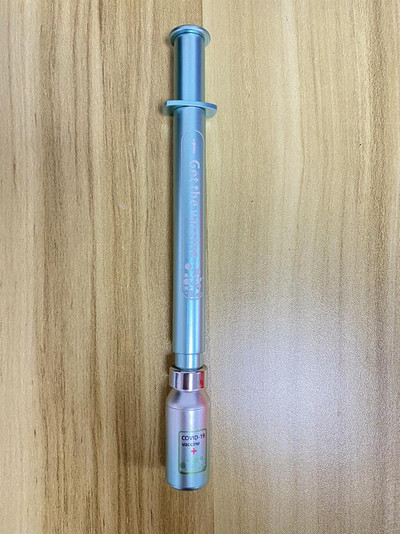 1Pcs Creative Luminous Syringe Modeling Neutral Pen Gel Signature Pens Students Nurse Gift Stationery