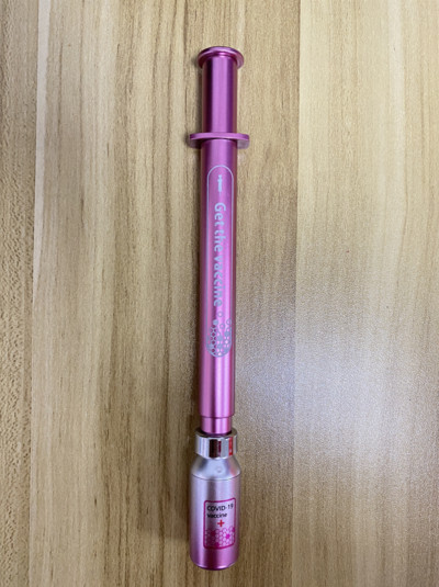 1Pcs Creative Luminous Syringe Modeling Neutral Pen Gel Signature Pens Students Nurse Gift Stationery