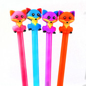 Cartoon Cute Fox Gel Pen Stationery Gift 0,5mm Προαιρετικό μπλε μαύρο μελάνι για στυλό σχολικού γραφείου