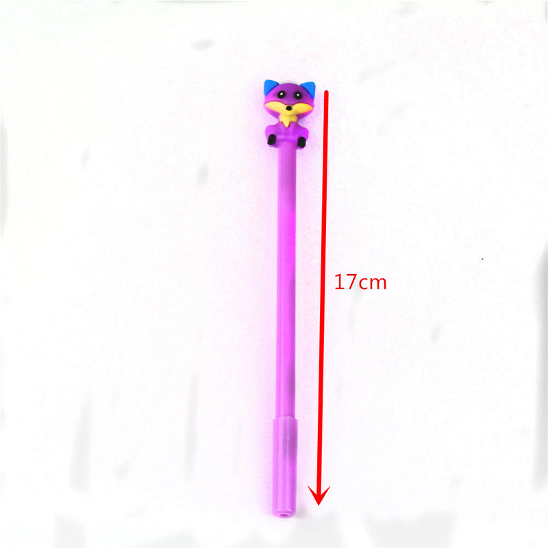 Crtana simpatična lisica gel olovka Poklon 0,5 mm Dodatna plava crna tinta za školske uredske pisaće olovke