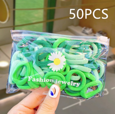 1000/100/20 Pack Υψηλής ποιότητας ελαστικές νάιλον κορδέλες μαλλιών για κορίτσια Πολύχρωμο λαστιχάκι παιδικό αξεσουάρ μαλλιών Δεσμοί κεφαλής