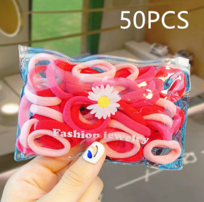1000/100/20 Pack Υψηλής ποιότητας ελαστικές νάιλον κορδέλες μαλλιών για κορίτσια Πολύχρωμο λαστιχάκι παιδικό αξεσουάρ μαλλιών Δεσμοί κεφαλής
