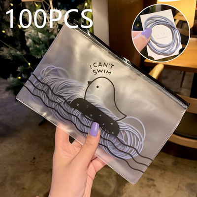 1000/100/20 Pack Υψηλής ποιότητας ελαστικές νάιλον κορδέλες μαλλιών για κορίτσια Πολύχρωμο λαστιχάκι παιδικό αξεσουάρ μαλλιών Δεσμοί κεφαλής