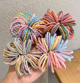 100 τμχ Νέα Marca Dragon Color Elastic bands για κορίτσια Nylon Rubber Band Hair Tie Μόδα Αξεσουάρ μαλλιών κεφαλής