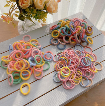 100 τμχ Νέα Marca Dragon Color Elastic bands για κορίτσια Nylon Rubber Band Hair Tie Μόδα Αξεσουάρ μαλλιών κεφαλής