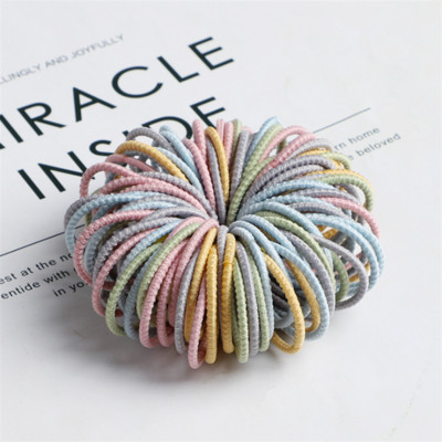 100 τμχ Νέα Marca Dragon Color Elastic bands για κορίτσια Nylon Rubber Band Hair Tie Μόδα Αξεσουάρ μαλλιών κεφαλής