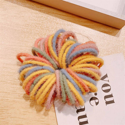 100 τμχ Νέα Marca Dragon Color Elastic bands για κορίτσια Nylon Rubber Band Hair Tie Μόδα Αξεσουάρ μαλλιών κεφαλής