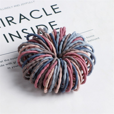 100 τμχ Νέα Marca Dragon Color Elastic bands για κορίτσια Nylon Rubber Band Hair Tie Μόδα Αξεσουάρ μαλλιών κεφαλής