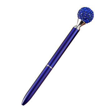 1PCS Lytwtw\'s Creative Multicolor Crystal Ballpoint Pens Business Metal Office Rotate Pens Σχολική Γραφική Είδη γραφείου