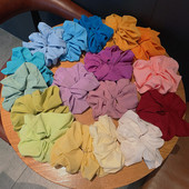 Scrunchie για τα μαλλιά 18 εκατοστών μεγάλου μεγέθους σιφόν μονόχρωμο για γυναίκες Ελαστική θήκη για αλογοουρά Ελαστική ζώνη μαλλιών Αξεσουάρ μαλλιών