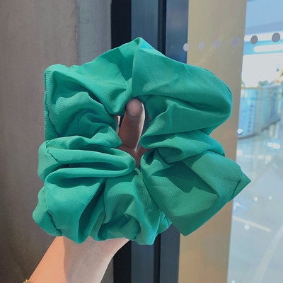 Scrunchie για τα μαλλιά 18 εκατοστών μεγάλου μεγέθους σιφόν μονόχρωμο για γυναίκες Ελαστική θήκη για αλογοουρά Ελαστική ζώνη μαλλιών Αξεσουάρ μαλλιών