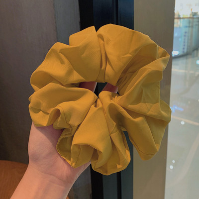 Scrunchie για τα μαλλιά 18 εκατοστών μεγάλου μεγέθους σιφόν μονόχρωμο για γυναίκες Ελαστική θήκη για αλογοουρά Ελαστική ζώνη μαλλιών Αξεσουάρ μαλλιών