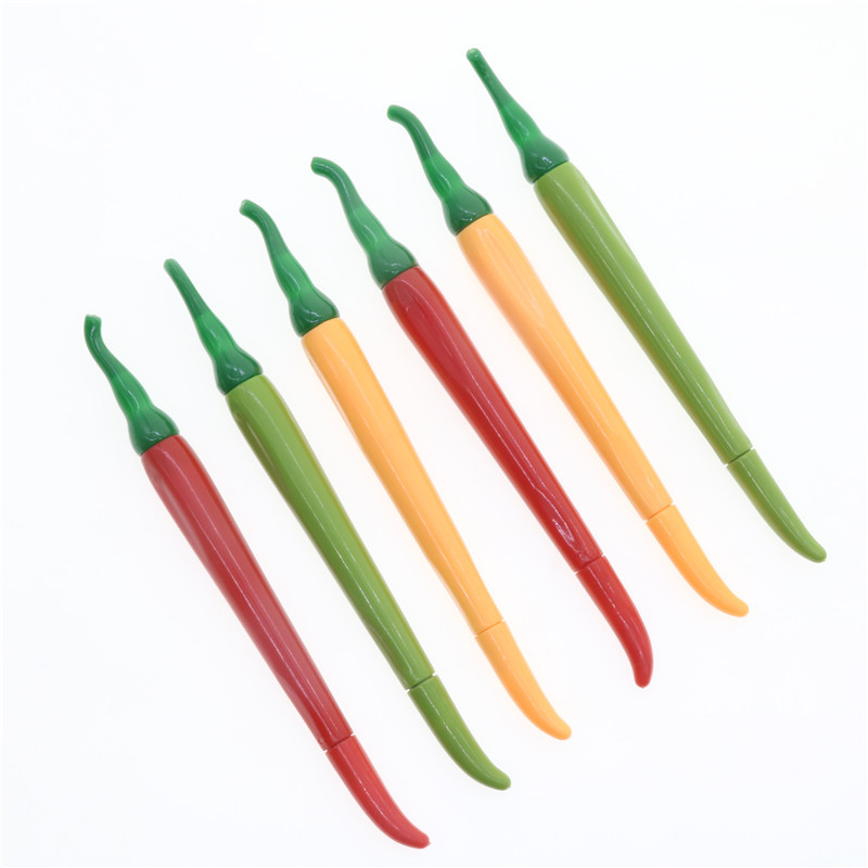 1 τεμ. Chili Gel Pen Fresh Vegetable Chili Styling Novelty Gift Στυλό 0,38 MM Gel στυλό Φοιτητικά επιστολόχαρτα προμήθειες γραφείου