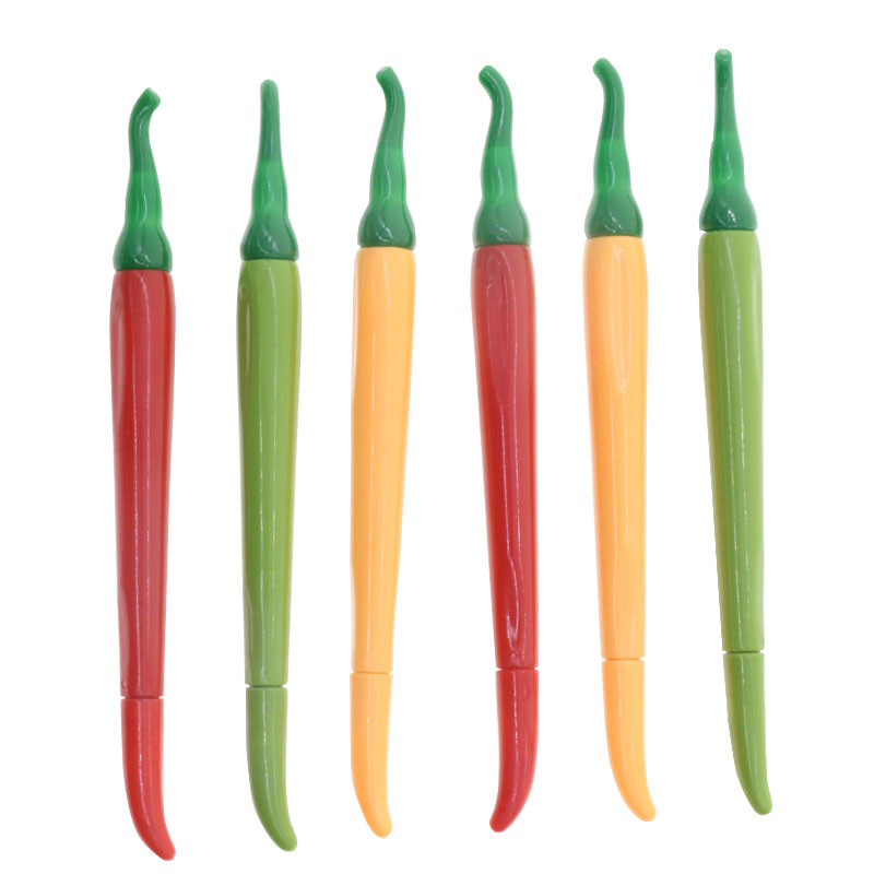 1 τεμ. Chili Gel Pen Fresh Vegetable Chili Styling Novelty Gift Στυλό 0,38 MM Gel στυλό Φοιτητικά επιστολόχαρτα προμήθειες γραφείου