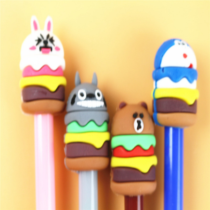 Creative Kawaii Anmal Гел Химикалки Писалка за пълнене Училищни канцеларски материали Писане на подаръци