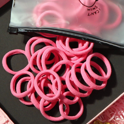 150 БР./Опаковка Памучни еластични вратовръзки за коса за жени Конска опашка Меки ленти за коса Модни аксесоари за коса 4,5 СМ унисекс ресници за коса