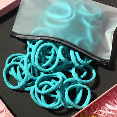 150 БР./Опаковка Памучни еластични вратовръзки за коса за жени Конска опашка Меки ленти за коса Модни аксесоари за коса 4,5 СМ унисекс ресници за коса