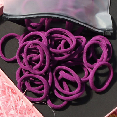 150 БР./Опаковка Памучни еластични вратовръзки за коса за жени Конска опашка Меки ленти за коса Модни аксесоари за коса 4,5 СМ унисекс ресници за коса