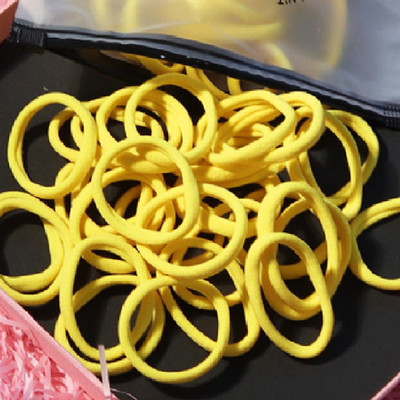 150 БР./Опаковка Памучни еластични вратовръзки за коса за жени Конска опашка Меки ленти за коса Модни аксесоари за коса 4,5 СМ унисекс ресници за коса