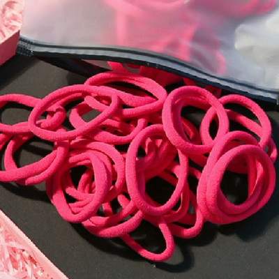 150 БР./Опаковка Памучни еластични вратовръзки за коса за жени Конска опашка Меки ленти за коса Модни аксесоари за коса 4,5 СМ унисекс ресници за коса