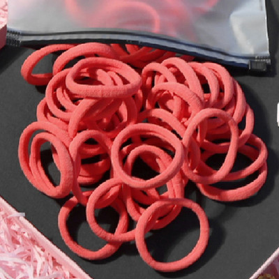 150 БР./Опаковка Памучни еластични вратовръзки за коса за жени Конска опашка Меки ленти за коса Модни аксесоари за коса 4,5 СМ унисекс ресници за коса