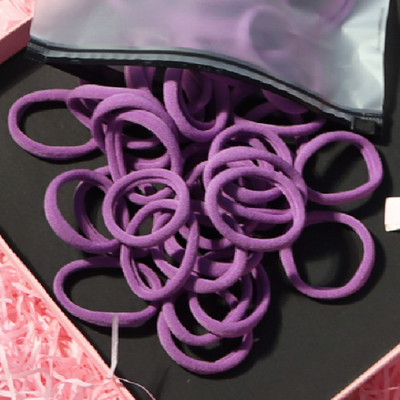 150 БР./Опаковка Памучни еластични вратовръзки за коса за жени Конска опашка Меки ленти за коса Модни аксесоари за коса 4,5 СМ унисекс ресници за коса