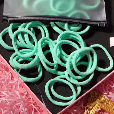 150 БР./Опаковка Памучни еластични вратовръзки за коса за жени Конска опашка Меки ленти за коса Модни аксесоари за коса 4,5 СМ унисекс ресници за коса