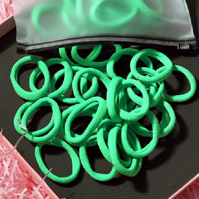 150 БР./Опаковка Памучни еластични вратовръзки за коса за жени Конска опашка Меки ленти за коса Модни аксесоари за коса 4,5 СМ унисекс ресници за коса