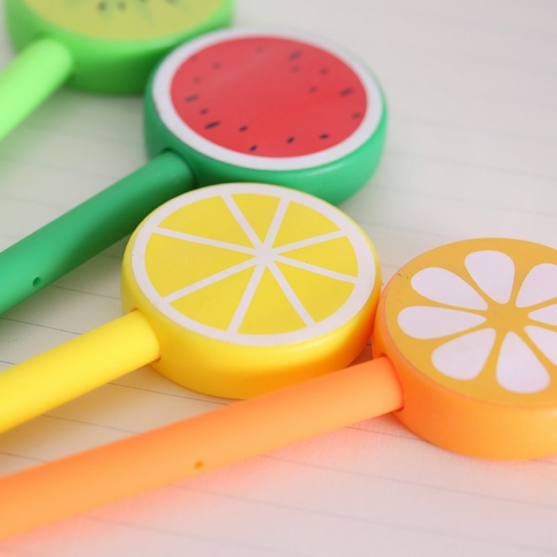 Креативна анимационна химикалка с плодове, офис консумативи, студентска награда, неутрална химикалка, подписна писалка