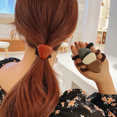 Елегантни панделки Scrunchies Модни дамски обикновени лъскави увивки за коса Дизайн на въже за корейски момичета Аксесоари за коса