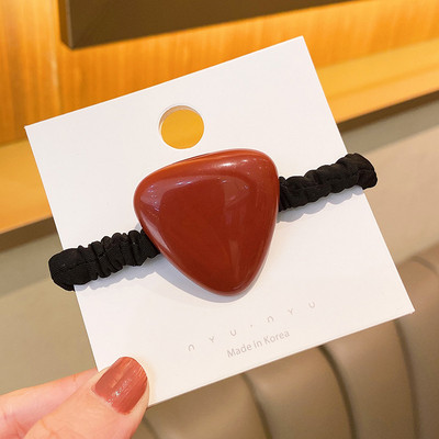 Елегантни панделки Scrunchies Модни дамски обикновени лъскави увивки за коса Дизайн на въже за корейски момичета Аксесоари за коса