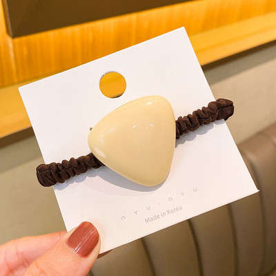 Елегантни панделки Scrunchies Модни дамски обикновени лъскави увивки за коса Дизайн на въже за корейски момичета Аксесоари за коса