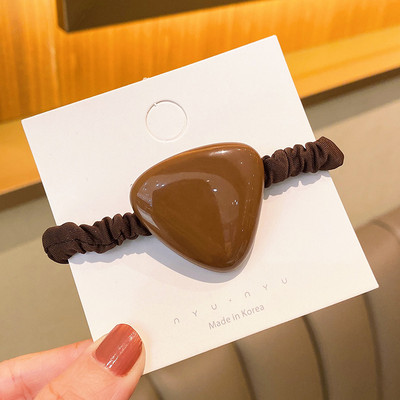 Елегантни панделки Scrunchies Модни дамски обикновени лъскави увивки за коса Дизайн на въже за корейски момичета Аксесоари за коса